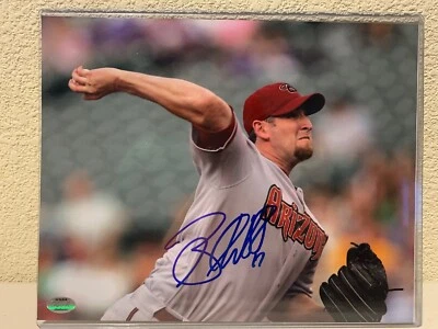 Foto 8x10 Brandon Webb firma Arizona Diamondbacks certificado de autenticidad Foto 1 de 4