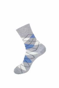 Adults -Jaquard Print Cotton Socks - Picture 1 of 4