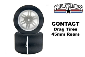 Neumáticos CONJD30RA Contacto 1/10 Traseros 45mm 30 Shore DRAG (2) - Imagen 1 de 3