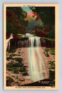 The Great Smoky Mountains-Dome Falls Postcard Unposted - Picture 1 of 2