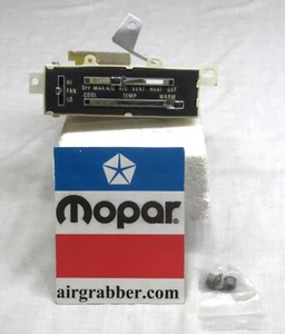 1973 1974 Charger Road Runner Satellite complete heater control housing for A/C - Picture 1 of 11