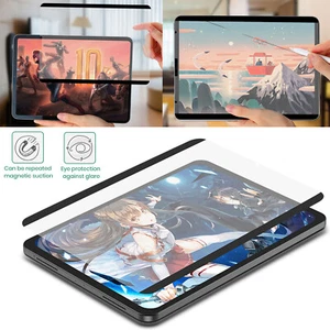 für iPad Pro Air 2025 Abnehmbare Magnetische Matt Papier Film Displayschutzfolie - Photo 1/10