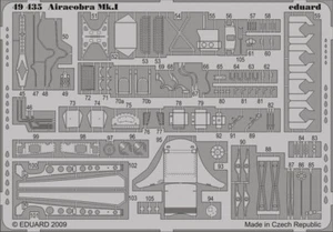 49435# Airacobra Mk. I S. A. (HASEGAWA) 1/48 Eduard Photoetch - Bild 1 von 2