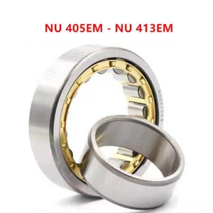 NU 405EM - NU 413EM Cylindrical Roller Bearings Bearing Steel / Copper Cage - Picture 1 of 13