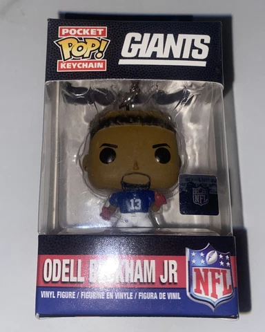 New York Giants Pocket Funko POP NFL Odell Beckham Jr. Vinyl Keychain NEW Cover