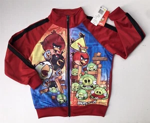 Classic Angry Birds Boys 4/5 Track Suit JACKET Full Zip Side Pockets 2013 New - Picture 1 of 5