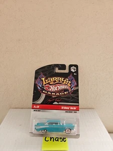 Hot Wheels Larry's Garage ' 57 Chevy Bel Air Blue #9/20 Chase Signed A52 - Picture 1 of 1