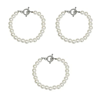  3 PCS Armkettchen Damen Armband Aus Perlen Klassisches Designarmband Exquisites - Bild 1 von 4