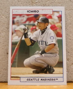 BASEBALL CARD RETRO STYLE BAZOOKA ICHIRO SEATTLE MARINERS IN THE ON DECK CIRCLE - Picture 1 of 2