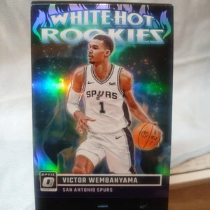 2023-24 Panini Donruss Optic Victor Wembanyama #2 Rookie White Hot Rookies Holo - Picture 1 of 11