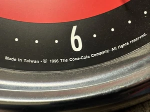 Coca-Cola Wall Clock Retro Style - Tested & Works - Picture 1 of 4
