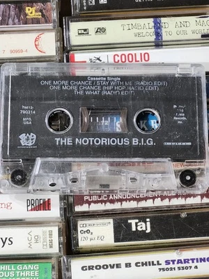 Notorious B.I.G. – One More Chance Cassette Single Bad Boy BIG Biggie - Image 1 of 2