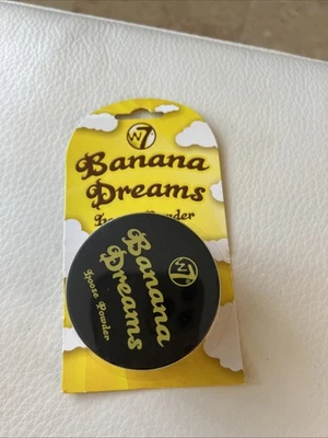 W7 Banana Dreams Loose Setting Powder Yellow Blurring Powder For All Skin Tones - Image 1 of 3