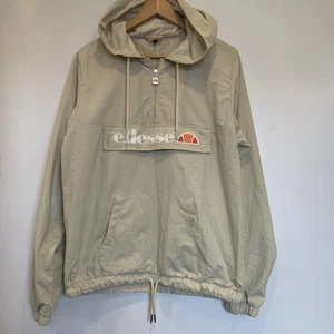 Ellesse Windbreaker 1/2 Zip Jacket Y2K 00s Womens UK 8 Hooded Retro Sports VTG - Picture 1 of 16