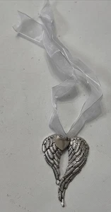 Lora Juwel, 3er Pack, herzförmige Engelsflügel Ornament - Bild 1 von 5