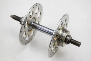 POWELL LARGE FLANGE VINTAGE BICYCLE REAR HUB, 1950s, DOUBLE FIXED, 40H - Picture 1 of 4