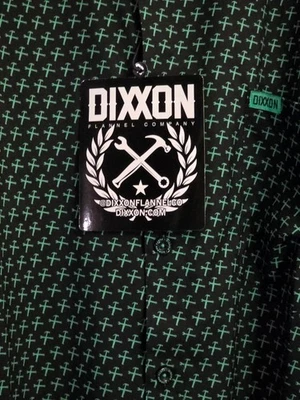 NWT Dixxon Party Hammer Mens 5XL Black Green Crescent Wrench All Over Print - Image 1 of 4