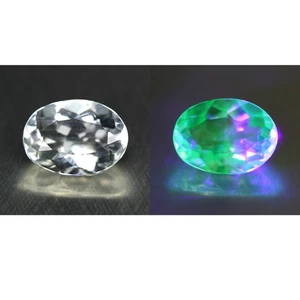 1.60 Cts" Antiguo 100% Natural Sin Tratar Mexicano UV Cambio de Color Ópalo Hialita " - Imagen 1 de 5