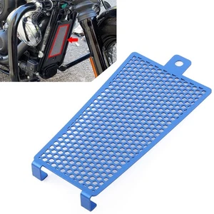 Ölkühler Kühlergrill Abdeckung für Harley Fat Bob 114 FXFBS 2018-2022 Blau - Bild 1 von 7