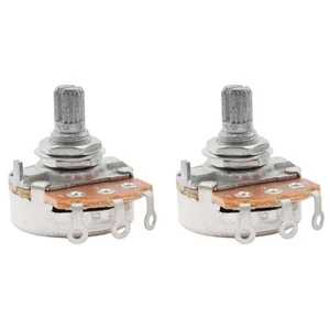 Potenciómetro de guitarra Musiclily 2 piezas métrico completo de 15 mm eje dividido Pot A500K - Imagen 1 de 5