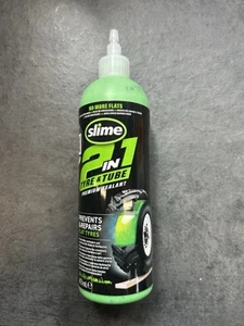 Slime 2 in 1 Sigillante Premium per Pneumatici e Tubi Previene e Ripara Pneumatici Piatti 473ml - Foto 1 di 9