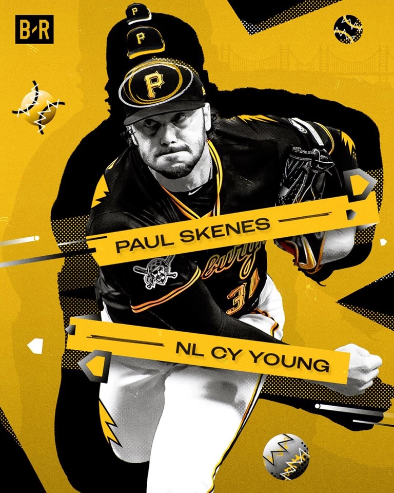 Paul Skenes Pittsburgh Pirates 8x10 photo 2025 CY Young Winner NL - Image 1 of 1