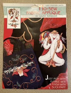 Daisy Kingdom No-Sew Fabric Applique #6987 FRONTIER SANTA Cowboy Christmas - Picture 1 of 9