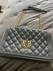 Love Moschino grey quilted bag