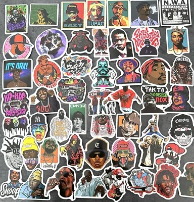 Stickerbomb 50x Hip Hop Musik Music Aufkleber Sticker - Bild 1 von 4