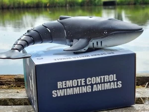 Control Remoto Dinosaurio Niños Ballena Tiburón Buceo Rc Barco Luz Spray Agua Juguete - Imagen 1 de 24