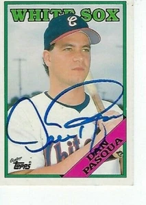 DAN PASQUA SIGNED 1988 TOPPS TRADED #82T - CHICAGO WHITE SOX - Picture 1 of 1