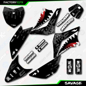 Kit de gráficos Black Savage Racing para calcomanías Kawasaki KLX110 KLX 110 10-25 - Imagen 1 de 2