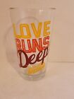 Deep Ellum (Dallas, TX) LOVE RUNS DEEP Craft Beer Pint Glass Shaker