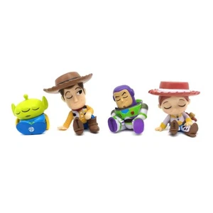 4pcs Toy Story 4 Woody Buzz Lightyear Jessie 1.57'' Mini Figure Toy Kids Gift - Picture 1 of 7