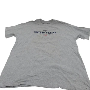 Old Varsity Brand T-Shirt Herren L grau Patriotic Property Of United States Vintage - Bild 1 von 7