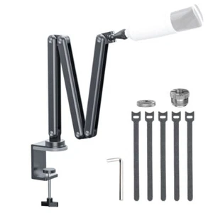 For Blue Yeti Nano Aluminum Alloy Foldable Microphone Arm Stand 360° Rotatable - Picture 1 of 14