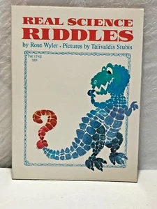 Vtg Children's PB Book Scholastic REAL SCIENCE RIDDLES TW 1742 1971 - Picture 1 of 3
