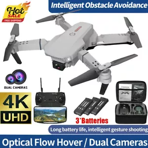 Drohne mit Kamera 4K,HD Faltbare FPV RC Quadcopter,Mini Drone Quadrocopter Akkus - Bild 1 von 12