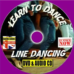 LINE DANCE LESSONS VIDEO DVD & CD FUN DANCING EASY TO FOLLOW FUN EXERCISE NEW - Picture 1 of 7