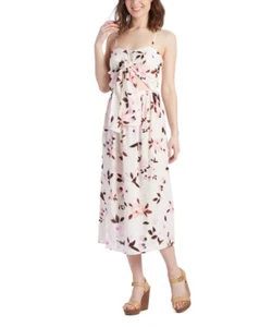 Flynn Skye Faith Midi Dress, Scattered Roses Print, Sz S, Reformation Style - Picture 1 of 2