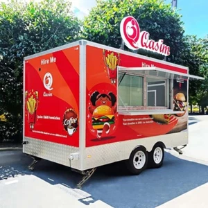 Food Kebab Trailer 400x200x240CM (LxWxH) Brand new, never used, many accessories - Picture 1 of 17