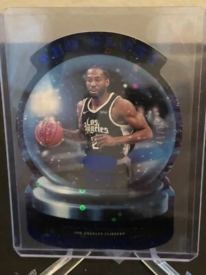 KAWHI LEONARD 2021 22 PANINI CROWN ROYALE SNO GLOBE BLUE DIE-CUT /75 CLIPPERS - Image 1 of 2