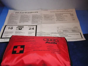 2005-2011 Audi A8 First Aid Kit and Price sheetna - Bild 1 von 11