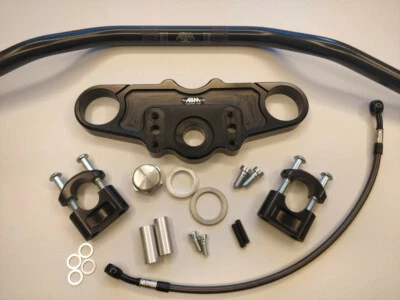 ABM Superbike Lenker-Kit Kawasaki ZZR 1100 (ZXT10D) | 93-01 | schwarz - Bild 1 von 4