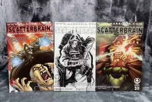 Set 3 fumetti Scatterbrain (Markosia) - Numero #1 #2 #3 variante Ryan Stegman - Foto 1 di 7