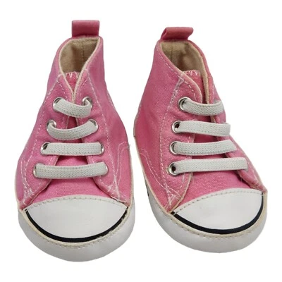 Airwalk кроватки обувь Baby размер 2 Вт розовый белый высоты топы слипоны мягкий - Изображение 1 из 4