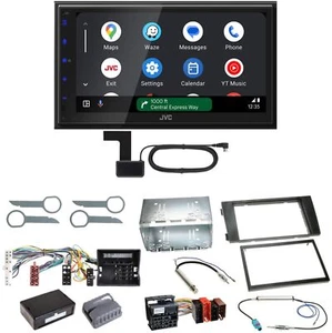 JVC KW-M595DBT Android Auto CarPlay DAB+ Einbauset für Audi A6 4B Facelift - Bild 1 von 1