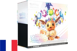 Pokemon Coffret Dresseur d'Élite EV08.5 ETB FR Évolutions Prismatiques À OUVRIR - Foto 1 di 10