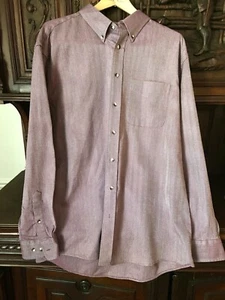 Joseph A Bank Hemd Gr. XL TRAVELER’S COLLECTION Burgund 100% Baumwolle - Bild 1 von 8