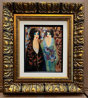 Itzchak Tarkay "Floral Ballroom" 2006 adornado y firmado a mano, certificado de autenticidad y valoración Foto 1 de 4